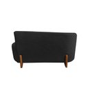 Ver imagem 6 de Namoradeira Sofá Feijão Lounge Orgânica Couro Preto