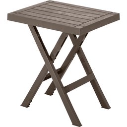 Mesa Plástica Dobrável 02 Lugares Baru Mocca Rimax - 1