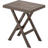 Mesa Plástica Dobrável 02 Lugares Baru Mocca Rimax - 1