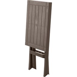 Mesa Plástica Dobrável 02 Lugares Baru Mocca Rimax - 2