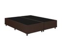 Ver imagem 1 de Base Box Queen Bipartido Corino Marrom 158x198 Blindado