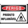PLACA PERIGO PRODUTO INFLAMÁVEL - 1