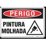PLACA PERIGO PINTURA MOLHADA - 1