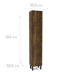 Paneleiro de Cozinha 1 Porta Menu Espaguete Kitchen Alamo - 4