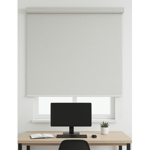 Persiana Pronta Rolo Blackout Robust 220larg X 240alt Linho Creme