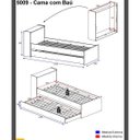 Ver imagem 3 de Cama Solteiro com Auxilia Re Baú