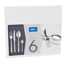 Faqueiro Brinox 42 Peças em Aço Inoxidável Extra Brilho Lyon - 1