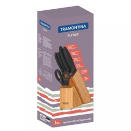 Jogo de Facas com Cepo 6 Peças Inox Plenus Tramontina - 3