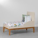 Ver imagem 3 de Kit Quarto Infantil com Pés Square Mel - Cômoda Elfe 4 Gavetas + Guarda-Roupa Elfe + Berço Mini Cama