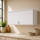 Ver imagem 1 de Armário Aéreo 1 Porta Basculante Americana Henn Branco MDF Armário Suspenso para Cozinha Modulada