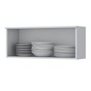 Ver imagem 5 de Armário Aéreo 1 Porta Basculante Americana Henn Branco MDF Armário Suspenso para Cozinha Modulada