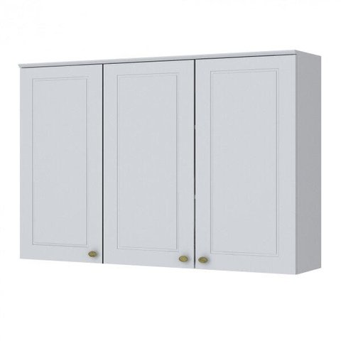 Armário Aéreo 3 Portas Clássico Americana Henn