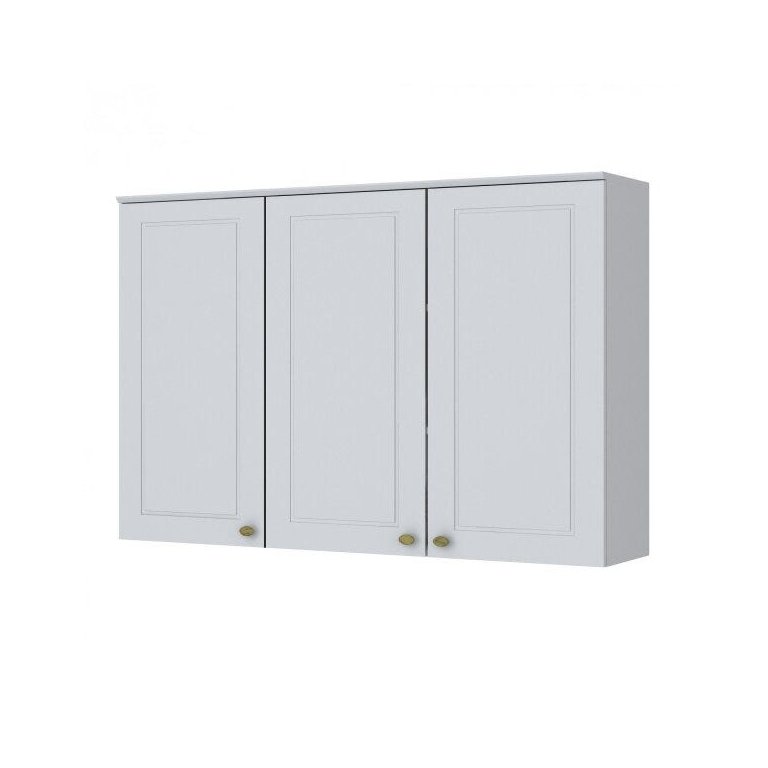 Armário Aéreo 3 Portas Clássico Americana Henn