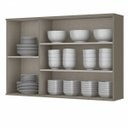 Ver imagem 2 de Armário Aéreo 3 Portas de Vidro Connect Móveis Henn