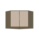 Ver imagem 2 de Armário de Canto Obliquo 2 Portas 79cm Connect Henn