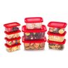 Jogo de Potes Vasilhas Plasticas Frezer Microondas Kit 20pç - 4