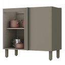 Ver imagem 2 de Balcão Canto Reto 1 Porta 84cm Connect Henn