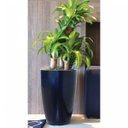 Ver imagem 1 de Vaso Decorativo em Vibra de Vidro Cônico Moderno 55cm Japi