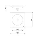 Ver imagem 2 de GRELHA MEBER CLIK QD 15X15 INOX PRESSAO