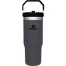Garrafa Termica Stanley Tumbler Flip com Pico e Alca - Cinza/Preto 887ML - 1