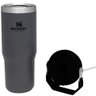 Garrafa Termica Stanley Tumbler Flip com Pico e Alca - Cinza/Preto 887ML - 2