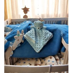 Naninha Bebê Soninho Conforto Pelúcia 35x35 Menino/menina - 4