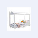 Ver imagem 2 de Cama Mini Infantil Crystal Rosa 160cm X 75cm J&a Móveis:branco