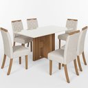 Ver imagem 1 de Kit 2 Cadeiras Bianca Henn Elegância para Sua Sala de Jantar