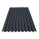 Ver imagem 1 de Telha Ecologica Classica Preta 3mm 2,00x0,95m Onduline Unico