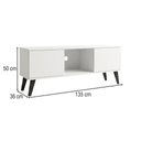 Ver imagem 4 de Rack para TV até 50 Polegadas 2 Portas Br 363 Branco - BRV