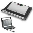 Ver imagem 1 de Mini Grill Elétrico de Inox Grelha Antiaderente Cozinha 220v