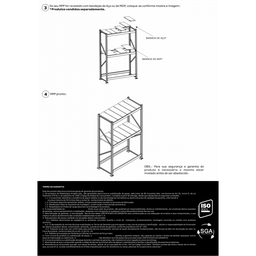 Mini Porta Pallet Continuação 250kg com 3 Longarinas 2,00 X 1,80 X 0,60 com Bandeja de Madeira - Ult - 6