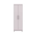 Ver imagem 4 de Armário Alto Multiuso Line 2 Portas Ideal para Armazenagem de Produtos Limpeza:branco