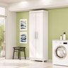 Armário Alto Multiuso Line 2 Portas Ideal para Armazenagem de Produtos Limpeza:branco - 3
