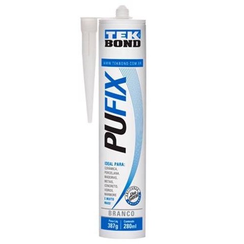 Adesivo Multiuso Pu Fix Branco Cartucho 387g / 280ml - Tekbond 21071038700