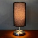 Ver imagem 1 de Abajur Luminaria de Mesa Redondo com Interruptor Ref 84 Decoração Casa Sala Quarto Escritório Moveis