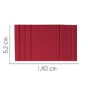 Ver imagem 2 de Painel Estofada Grécia 140cm Casal Suede Vermelho
