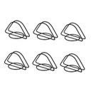 Ver imagem 1 de Porta Guardanapos de Mesa Preto Aço Bar Restaurante 6un