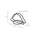 Ver imagem 3 de Porta Guardanapos de Mesa Preto Aço Bar Restaurante 6un