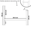 Ver imagem 6 de Nicho Organizador Mesa Decorativo Escritório Porta Treco