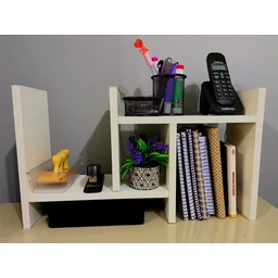 Nicho Organizador Mesa Decorativo Escritório Porta Treco - 2
