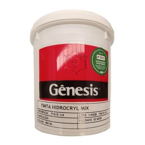 Tinta para Serigrafia Hidrocryl Mix Gênesis T56 Branco 900ml Genesis 01 Unidade