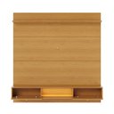 Ver imagem 3 de Painel Home Suspenso Bali com Nicho e Led para Tv até 60 Polegadas Naturale Colibri