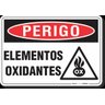 PLACA PERIGO ELEMENTOS OXIDANTES - 1