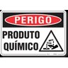 PLACA PERIGO PRODUTO QUÍMICO - 1
