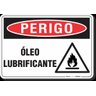 PLACA PERIGO ÓLEO LUBRIFICANTE - 1