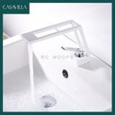 Ver imagem 2 de Torneira Banheiro Bica Alta Luxo Moderna Ca8206b Branco Luuk Young