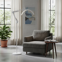 Ver imagem 1 de Luminaria Chão Articulada Led 3 Cores de Luz Meia Lua Manicure Estetica10 Intensidades Branco