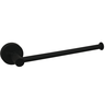 Suporte Porta Toalha Reto Toalheiro Preto Fosco Inox Porta Toalha de Rosto Acessório Parede Banheiro - 1