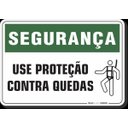 Ver imagem 1 de Placa Segurança Use Proteção Contra Quedas